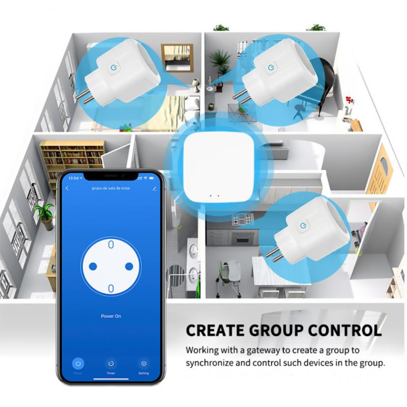 Tuya ZigBee Smart Socket 16A With Consumption Measurement Function